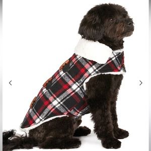 Hotel Doggy Melton Vest with Sherpa Trim